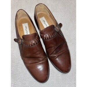 Mezlan Men’s Dress Shoes Size 10.5 M Brown Leather Business Formal City